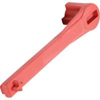 Single Ended Specialty Bung Nut Wrench, 1-1/4" Opening, 8" Handle, Non-Sparking Nylon DC791 | O-Max