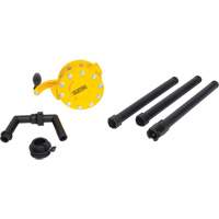 Pompe rotative pour baril, Polypropyl&egrave;ne, Pour capacit&eacute; 15 - 55 gal. US, 8 oz/course O-Max