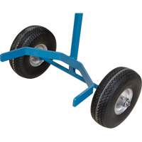 Chariot &agrave; cylindres, Roues Anticrevaison, Base de 15-1/2" W x 14-1/4" L, 600 lb O-Max