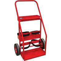 Chariot de prevention d'incendie pour travaux &agrave; chaud, Roues Semi-pneumatique, Base de 17,75" la x 8,9" lo, 100 lb O-Max