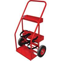 Chariot de prevention d'incendie pour travaux &agrave; chaud, Roues Semi-pneumatique, Base de 17,75" la x 8,9" lo, 100 lb O-Max