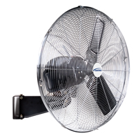 Ventilateur mural oscillant, Industriel, Dia 30", 3 vitesses O-Max