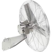 Stainless Steel Food Service Washdown Air Circulating Fans, Industrial, 20" Dia., 1 Speeds EA340 | O-Max
