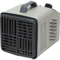 Personal Metal Shop Heater with Thermostat, Fan, Electric O-Max