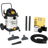 Aspirateur humide/sec en acier inoxydable pour l'atelier, 120 V, Capacit&eacute; 16 gal. O-Max