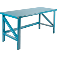 Extra Heavy-Duty Workbenches - All-Welded Benches, Steel Surface FF494 | O-Max