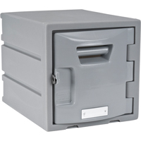 Casier, 12" x 15" x 12", Gris, Assembl&eacute; O-Max