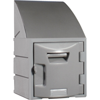 Casier, 12" x 15" x 25", Gris, Assembl&eacute; O-Max