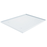 Locker Base Insert, Fits Locker Size 12" x 18", Light Grey, Plastic O-Max