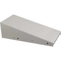 Clean Line Economy Lockers Slope Top, 2 Bank, 18" D x 24" W x 6" H, Grey, Steel O-Max