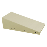 Clean Line Economy Lockers Slope Top, 1 Bank, 18" D x 12" W x 6" H, Beige, Steel O-Max