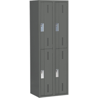 Casiers robustes Concorde, 2 niveaux, Bloc de 2, 24" x 18" x 72", Acier, Charbon, Soud&eacute; (assembl&eacute;) O-Max