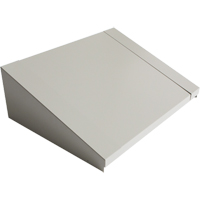 All-Welded Concorde - Heavy-Duty Lockers Sloping Top, 2 Bank, 18" D x 24" W x 6" H, Grey, Steel O-Max