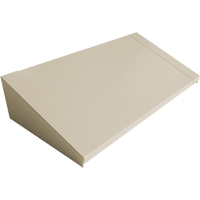 All-Welded Concorde - Heavy-Duty Lockers Sloping Top, 3 Bank, 18" D x 36" W x 6" H, Beige, Steel O-Max