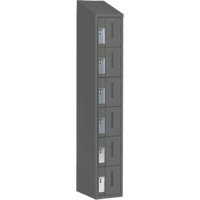 Casiers robustes Concorde, 6 niveaux, 12" x 18" x 78", Acier, Charbon, Soud&eacute; (assembl&eacute;) O-Max