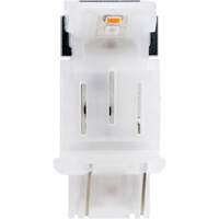 3157A Mini Automotive Bulb, LED, 0.5 W/12.8 W, Amber O-Max