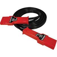 C&acirc;ble robuste &agrave; fiche double, 1 AWG, C&acirc;ble 12' O-Max
