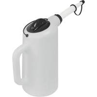 Distributeur dhuile avec couvercle et bouchon, Plastique, Capacit&eacute; de 8 pintes O-Max