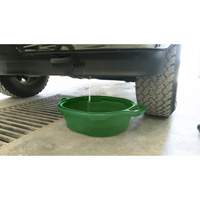 Green Oval Drain Pan O-Max