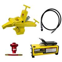 Trousse de d&eacute;monte-talons Combi avec pompe &agrave; air hydraulique de 1/2 gal O-Max