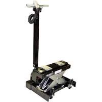Floor Service Jack, 12 Ton(s) Capacity, 7-1/2" Lowered, 15-3/4" Raised, Air Hydraulic O-Max