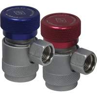 Coupleur rapide manuel R134a c&ocirc;t&eacute; haute pression avec verrouillage de s&eacute;curit&eacute; O-Max
