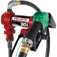 12V Fuel Transfer Pump with Nozzle O-Max