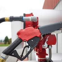 Red Ultra High-Flow Automatic Diesel Spout Nozzle O-Max
