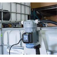 115V AC DEF Transfer Pump & IBC Tote Bracket with Nozzle O-Max