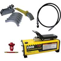 Ensemble de t&ecirc;te de brise-talon pour pneus g&eacute;ants avec pompe hydraulique de 1/2 gallon O-Max