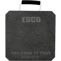 Plaque de support de v&eacute;rin d'une capacit&eacute; de 55 tonnes O-Max
