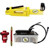Ensemble de brise-talon pour pneus g&eacute;ants/&eacute;quipement de terrassement Yellow Jackit O-Max
