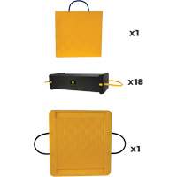Ensemble de syst&egrave;me de sout&egrave;nement en composite CribLok 20 mcx O-Max