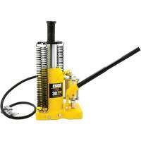 Pro Series  Bottle Jack, 30 tons, Air Hydraulic, 20" Raised Height O-Max