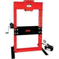 Air/Hydraulic Pump Operated Shop Press, 50 tons Capacity O-Max
