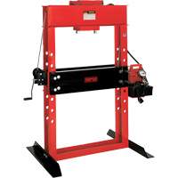 Electro/Hydraulic Pump Operated Shop Press, 50 tons Capacity O-Max