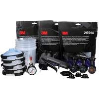Performance Fine Finish Spray Gun System with PPS Cups, 13 CFM, 29 PSI O-Max