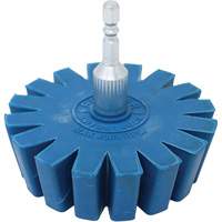 Conical Gear Eraser Wheel with Quick-Connect Arbor Adapter O-Max