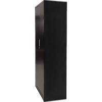 Combination Storage Cabinet, 36" W x 18" D x 72" H, Black O-Max