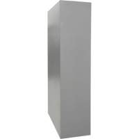 Hi-Boy Storage Cabinet, Steel, 4 Shelves, 72" H x 36" W x 18" D, Grey O-Max