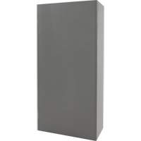 Hi-Boy Storage Cabinet, Steel, 4 Shelves, 72" H x 36" W x 18" D, Grey O-Max