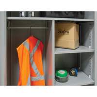 Armoire de rangement combin&eacute;e, 36" la x 18" p x 72" h, Gris O-Max
