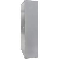 Armoire garde-robe, Acier, 36" la x 18" p x 72" h, Gris O-Max