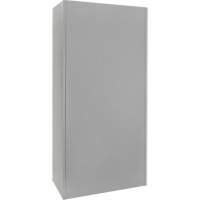 Armoire garde-robe, Acier, 36" la x 18" p x 72" h, Gris O-Max