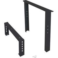 Pattes d'&eacute;tabli pour service industriel, Acier, 30" p x 34" h, Simple O-Max