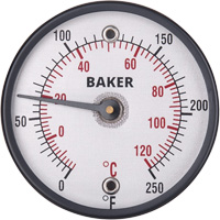 Surface Thermometers, Contact, Analogue, 0-250°F (-20-120°C) O-Max