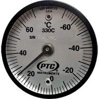 Thermom&egrave;tre de surface magn&eacute;tique, Contact, Analogique, -56.7-21.1°F (-70-70°C) O-Max