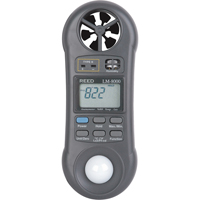 Thermo-anémomètre avec certificat ISO, Sans enregistrement des données, Gamme de vélocité d'air de 0,2 - 30,0 m/sec NJW113 | O-Max