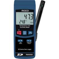 Data Logging Thermo-Hygrometer, 5% - 95% RH, 32° - 122° F ( 0° - 50°C ) O-Max