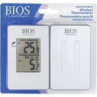 Thermomètre sans fil intérieur/extérieur, Sans contact, Analogique, 31-158°F (-35-70°C) IC678 | O-Max